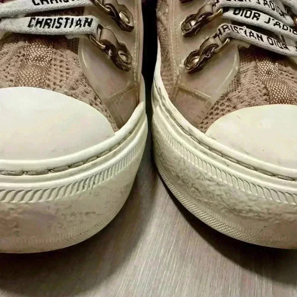 Dior WALK'N'DIOR SNEAKER Nude Cannage Technical Mesh size 40 us 9 - Picture 14 of 16
